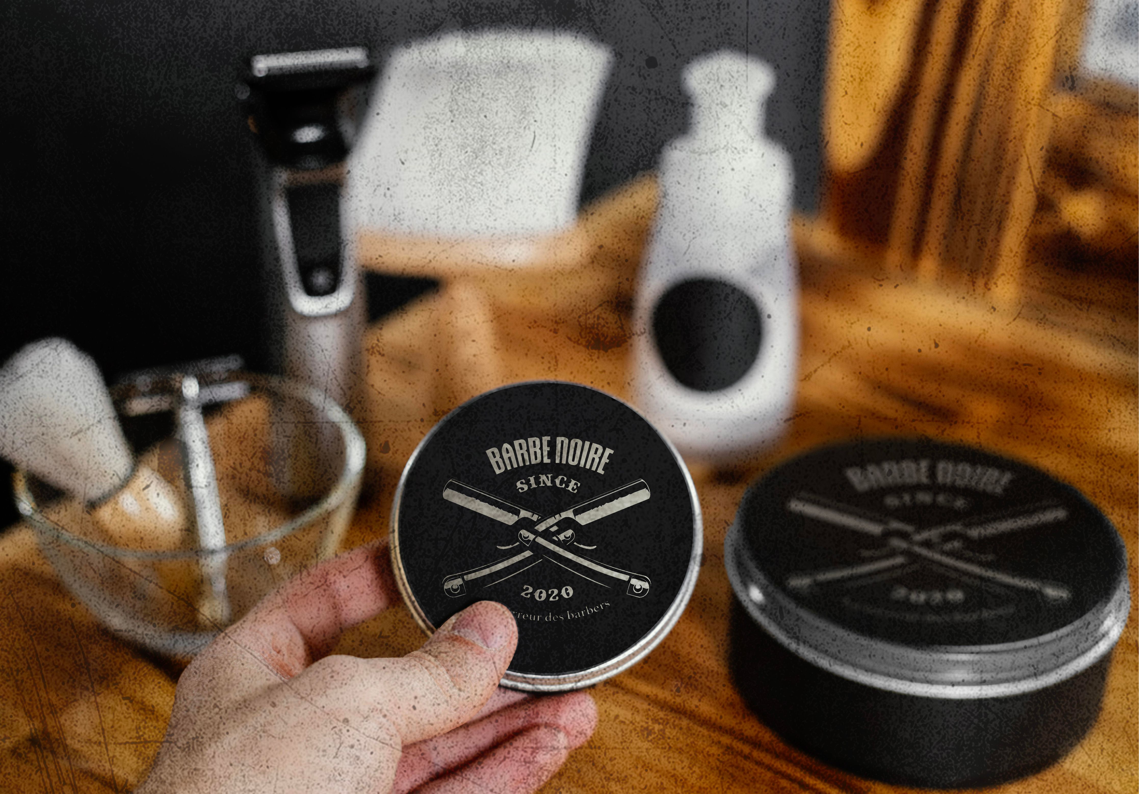 Produits entretient barbe et cheveux de la marque Barbe noire