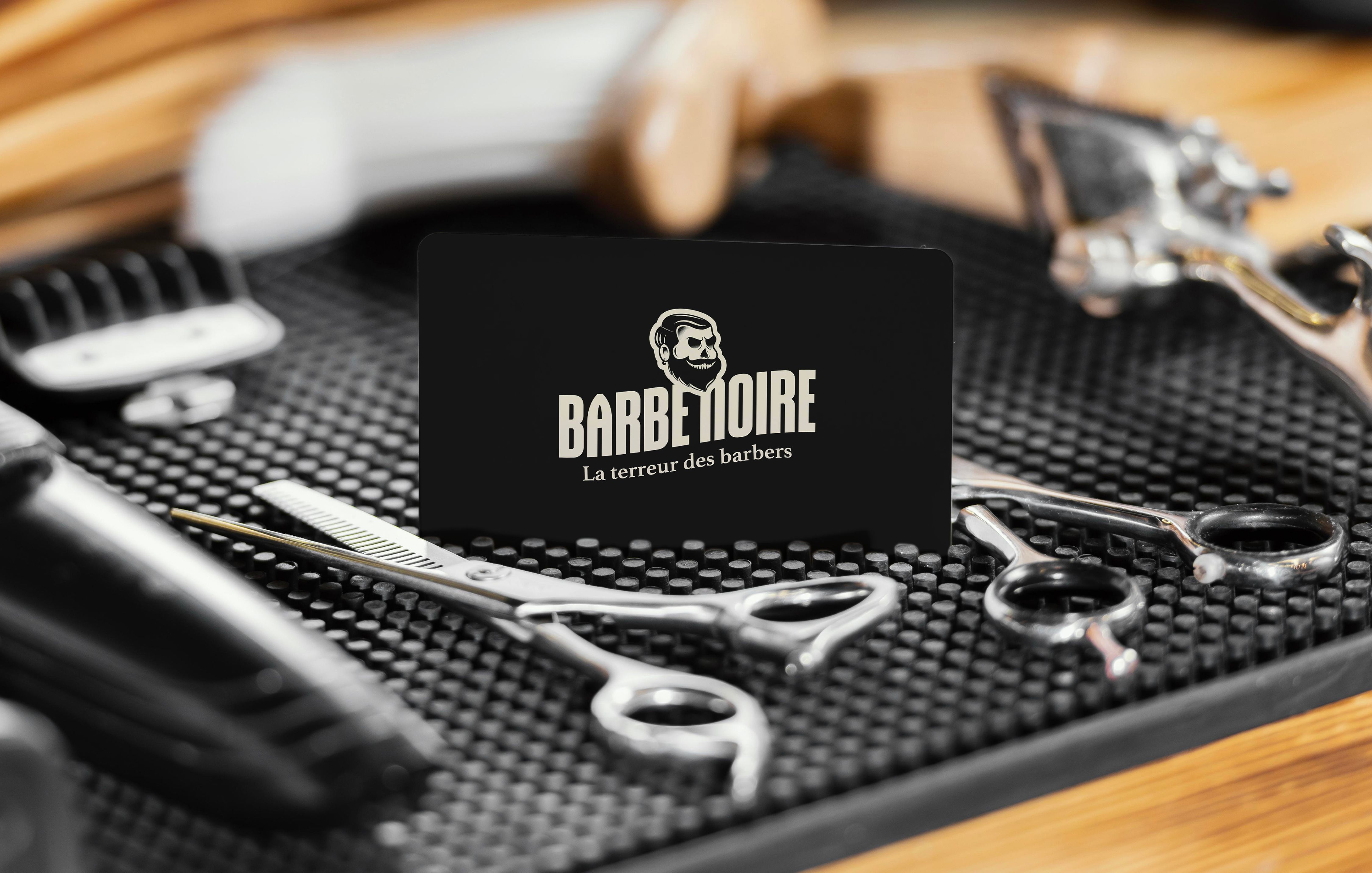 carte de visite barbe noire